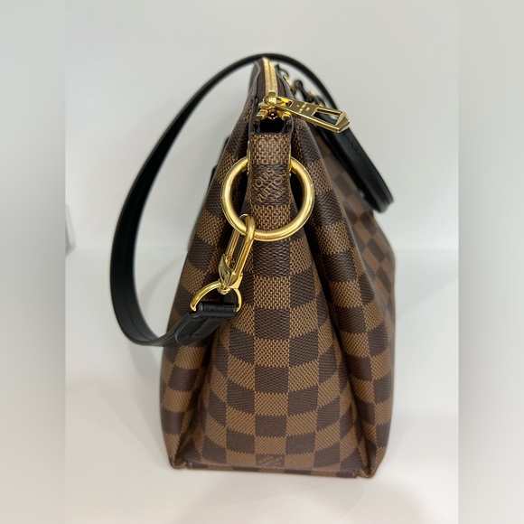 💎 Authentic 💎 Louis Vuitton Damier Ebène Odeon Tote MM in Impeccable Condition - Picture 10 of 16